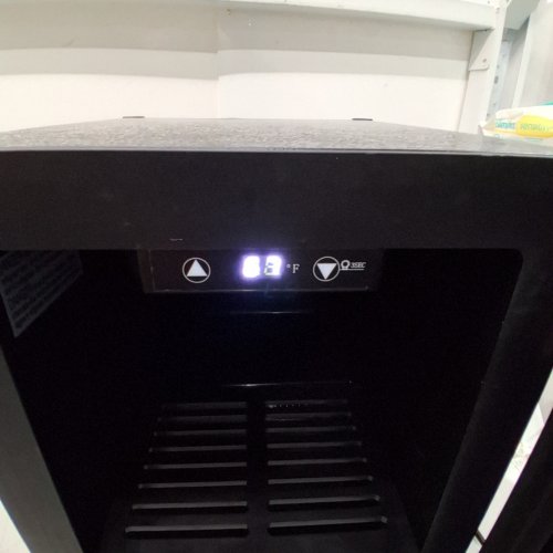 EUHOMY BEVERAGE REFRIGERATOR COOLER WITH 40°F-61°F DIGITAL TEMPERATURE CONTROL - 18L (HOLDS 25 CANS) - BLACK (MODEL: FWC008-11BL-CAEH /‎ WC-6B) image 2