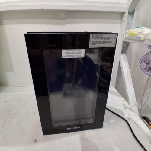 EUHOMY BEVERAGE REFRIGERATOR COOLER WITH 40°F-61°F DIGITAL TEMPERATURE CONTROL - 18L (HOLDS 25 CANS) - BLACK (MODEL: FWC008-11BL-CAEH /‎ WC-6B) image 3