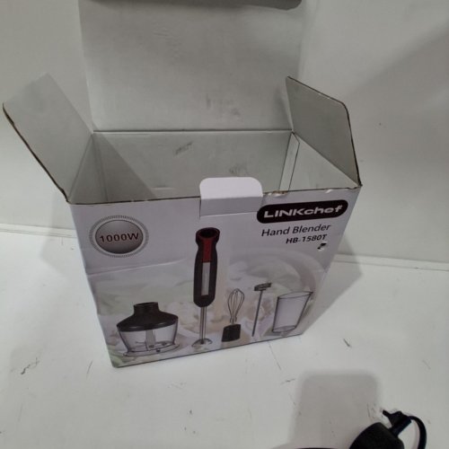 LINKCHEF 5-IN-1 IMMERSION BLENDER SET - 1000W, 120 V 60HZ - BLACK / RED (MODEL: HB-1580T) image 6