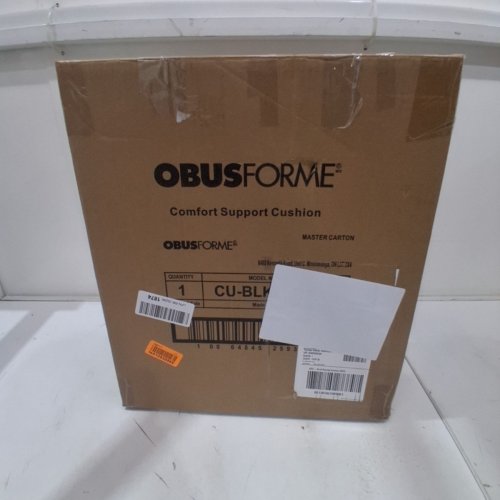 OBUSFORME MEMORY FOAM LUMBAR PILLOW BACK CUSHION - 17" X 12"- BLACK (MODEL: CU-BLKRM-CA) image 4