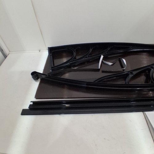 WINDOW / DOOR POLYCARBONATE AWNING OVERHANG CANOPY - 40" X 40" - BROWN - (MODEL: CZPC40X40B) image 4