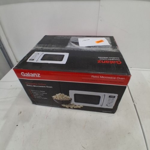 GALANZ RETRO STYLE DIGITAL MICROWAVE OVEN - 700W, 0.7 CU. FT - WHITE (MODEL: GLCMKZ07WER07) image 5