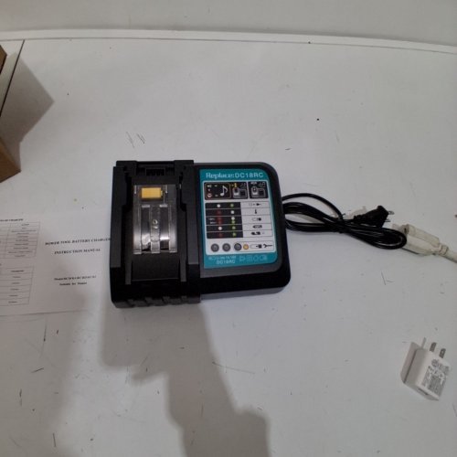 REPLACEMENT BATTERY CHARGER FOR MAKITA DC18RC - BLACK (MODEL : DC18RC) image 3