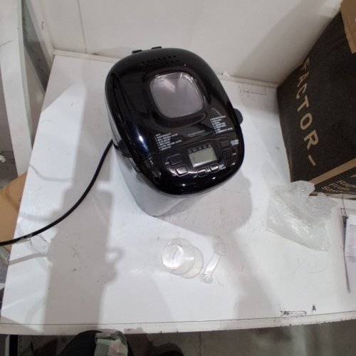 AMAZON BASICS 14-SETING PROGRAMMABLE BREAD MAKER - 2LBS CAP - BLACK/GREY - (MODEL: ‎BM1349-UL-B) image 3