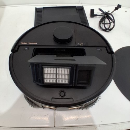 ROOMBA PLUS 505 COMBO ROBOT VACUUM & MOP WITH AUTOWASH DOCK, EXTENDING SPINNING MOP PADS, PAD WASHING & DRYING, SELF-EMPTYING/SELF-CLEANING & LIDAR NAVIGATION - WORKS WITH ALEXA, GOOGLE ASSIST, & SIRI - BLACK - (MODEL: N185020) image 12