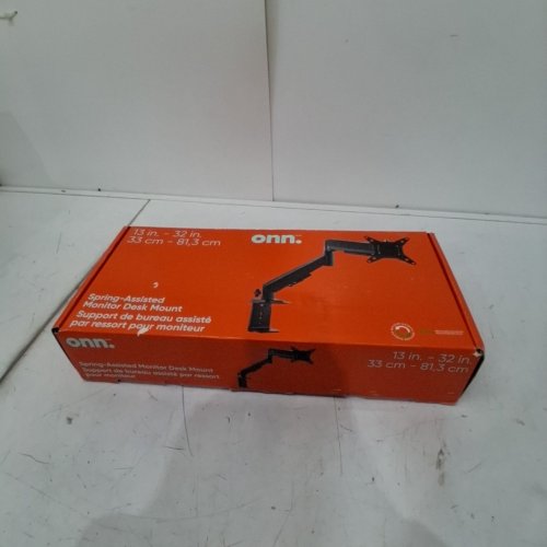ONN. SPRING-ASSISTED MONITOR DESK MOUNT - 13" - 32" MONITORS - BLACK (MODEL: 100162725) image 4
