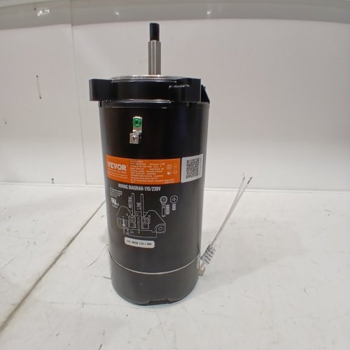 VEVOR POOL PUMP MOTOR - 1.5HP, 60HZ, 230V - BLACK (MODEL: HM14095LCB) image 2