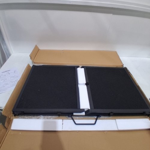 VAVOPAW FOLDING DOG RAMP - 74" - BLACK image 2