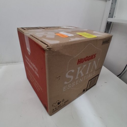 180PK HUGGIES SKIN ESSENTIAL DISPOSABLE DIAPERS - SIZE NEWBORN (10LBS MAX) image 2