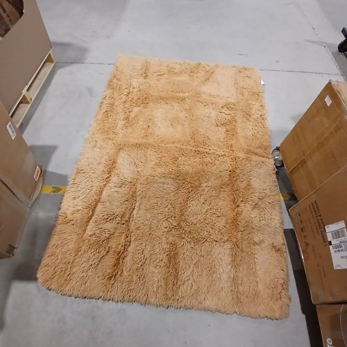 PLUSH SHAGGY AREA RUG - 4FT X 6FT - BROWN image 3