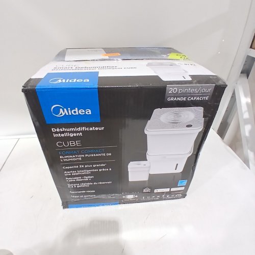 MIDEA CUBE 20 PINT SMART WIFI DEHUMIDIFIER, WHITE - (MAD20S1QWT) image 5