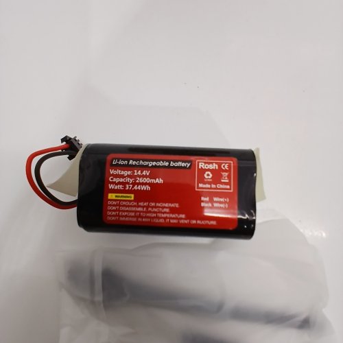 FYTOO LI-ION RECHARGEABLE BATTERY PACK FOR ILIFE ROBOT VACUUM - 14.4 V, 2600 MAH. 37.44W - BLACK image 2