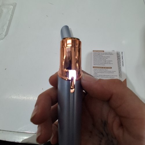 EVIEY 18K GOLD PLATED FACIAL HAIR REMOVER FOR WOMEN - WHITE image 2