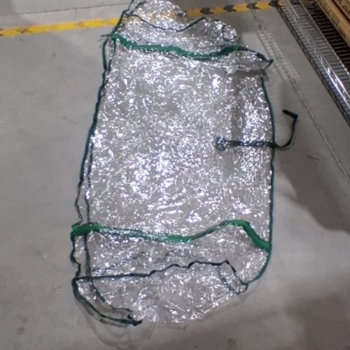 KRITNE WATERPROOF TRANSPARENT GREENHOUSE COVER FOR VEGETABLE PLANTS AND FRUIT TREES-55" X 28" - CLEAR/GREEN image 2