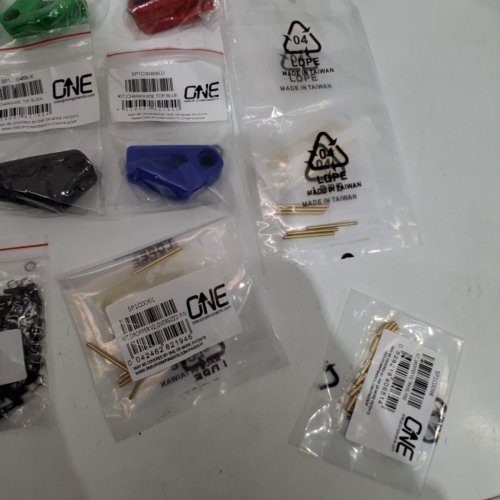 24PC ASSORTED ONEUPCOMPONENTS BIKE PARTS - CHAIN GUIDES, DROPPERS, AND BEARINGS image 4