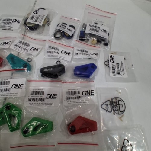 24PC ASSORTED ONEUPCOMPONENTS BIKE PARTS - CHAIN GUIDES, DROPPERS, AND BEARINGS image 5