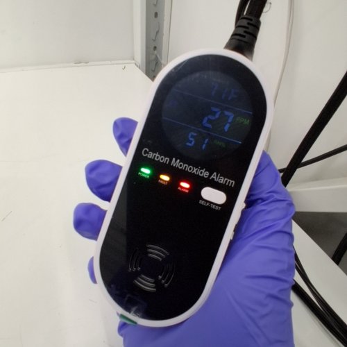4 IN 1 CARBON MONOXIDE ALARM - BLACK AND WHITE (MODEL: KH-106) image 2