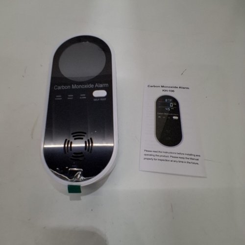 4 IN 1 CARBON MONOXIDE ALARM - BLACK AND WHITE (MODEL: KH-106) image 3
