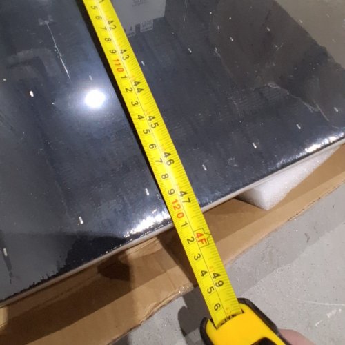4PK TONOR WALL PANELS WITH SELF-ADHESIVE - 47" X 23.5" - BLACK (MODEL:25070.02BW.V1) image 5