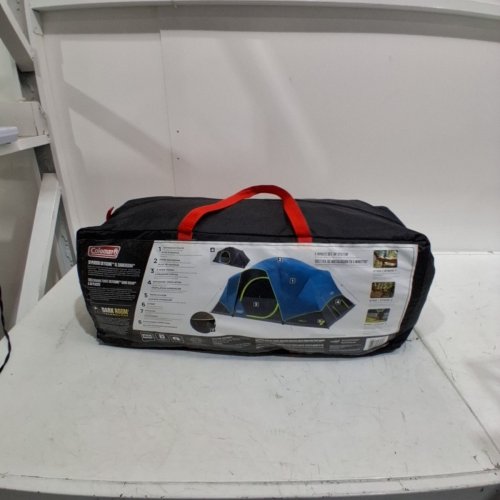 COLEMAN SKYDOME XL DARK ROOM CAMPING TENT - 10 PERSON - GREY/BLUE (MODEL: 2161404) image 4