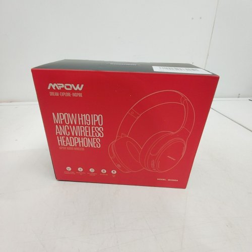 MPOW H19 IPO ACTIVE NOISE CANCELLING WIRELESS BLUETOOTH 5.0 HEADPHONES - BLACK (MODEL: BH388A) image 3