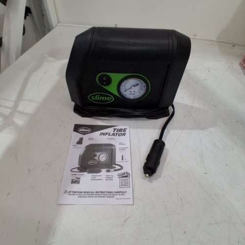 SLIME PORTABLE LIGHTWEIGHT STANDARD TIRE INFLATOR - 850 CUBIC-INCH PER MINUTE - BLACK (MODEL: 42004) image 3