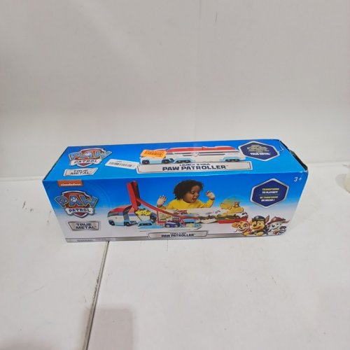KIDS PAW PATROL LAUNCH AND HAUL TRANSFORMING 2-IN-1 TRUE METAL DIE-CAST VEHICLE TRACK SET-RED/BLUE (MODEL:6054869) image 2