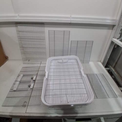 VISION BIRD CAGE, 16" X 25" X 34" H - WHITE BASE (MODEL: M02) image 3