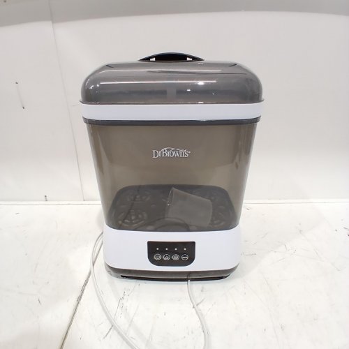 DR.BROWNS ALL-IN-ONE CLEAN STEAM BABY BOTTLE & PACIFIER STERILIZER & DRYER - GREY (MODEL: AC177) image 2