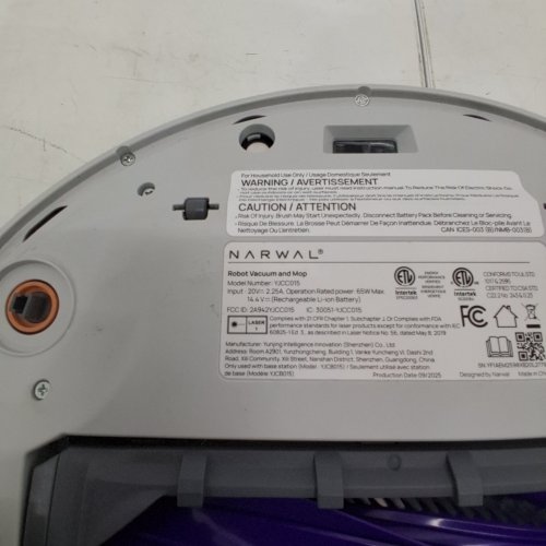 NARWAL FREO Z10 ROBOT VACUUM AND MOP COMBO - 15,000PA SUCTION, SELF-EMPTYING, MOP WASHING & DRYING - *ONLY ROBOT VACUUM* - WHITE - (MODEL: YJCC019) image 17