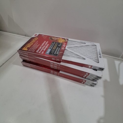 6PK 3M FILTRETE MPR 1000 AC FURNACE AIR FILTER WITH MICRO ALLERGEN DEFENCE - 10" X 20" X 1" - image 3