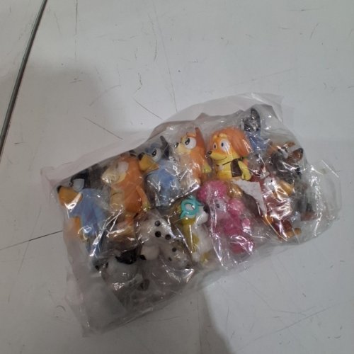 12PC ASSORTED BLUEY CARTOON FIGURINES - MULTICOLOR image 2