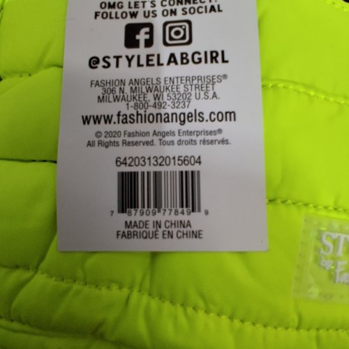 STYLE LAB MINI BACKPACK - NEON GREEN image 2