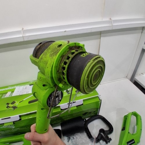 2PC GREENWORKS STRING TRIMMER AND BLOWER COMBO WITH BATTERY - 24V - GREEN/BLACK - (MODEL: STBL24B210) image 5