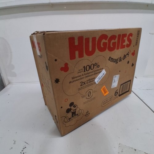144PK HUGGIES SNUG AND DRY BABY DIAPERS - SIZE 6 - MICKEY MOUSE image 2