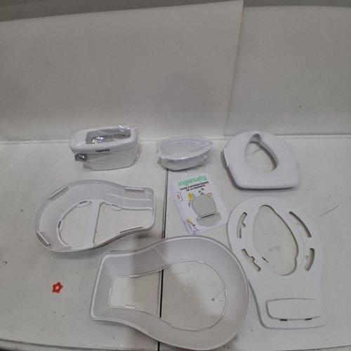 SUMMER BY INGENUITY MY SIZE POTTY PRO WITH LIFELIKE FLUSHING SOUND - 18M+ - 50LB - WHITE (MODEL: 11124E) image 2