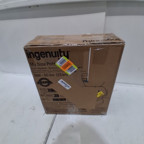 SUMMER BY INGENUITY MY SIZE POTTY PRO WITH LIFELIKE FLUSHING SOUND - 18M+ - 50LB - WHITE (MODEL: 11124E) image 3