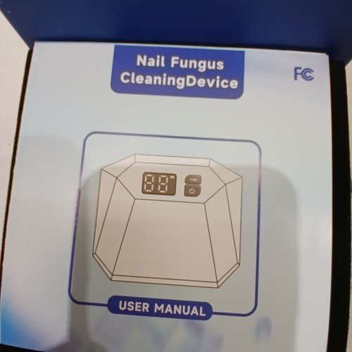 NAIL FUNGUS CLEANING DEVICE FOR FINGERNAILS, CONVENIENT NAIL & TOENAIL CLEANING UNIT - 5V, 470-905NM - PINK image 2