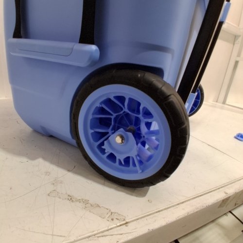 COLEMAN PRO HARDSIDE WHEELED COOLER - 55QT - SKY BLUE (MODEL: CM5409) image 9