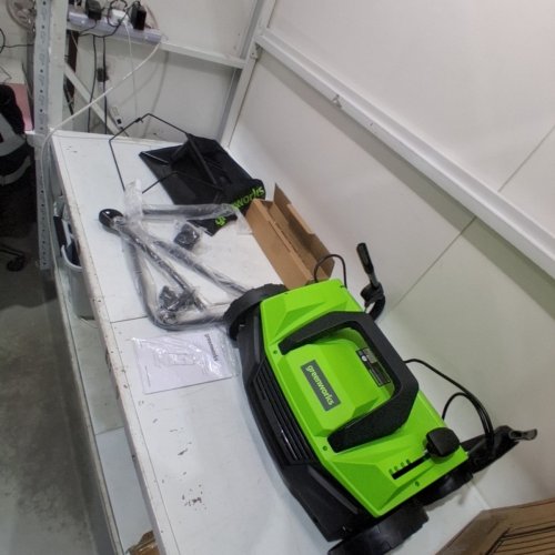 GREENWORKS CORDED DETHATCHER - 120V - 13AMP - 14" - GREEN/BLACK (MODEL: DHA103) image 2