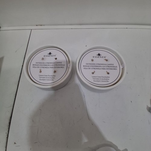 2PC ESSENZA OUTDOOR CITRONELLA CANDLES- 2 X 25 OZ (ITEM: 1934064) image 2