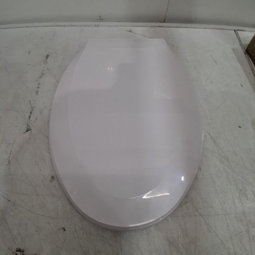 ELONGATED TOILET SEAT - 18" - WHITE image 2