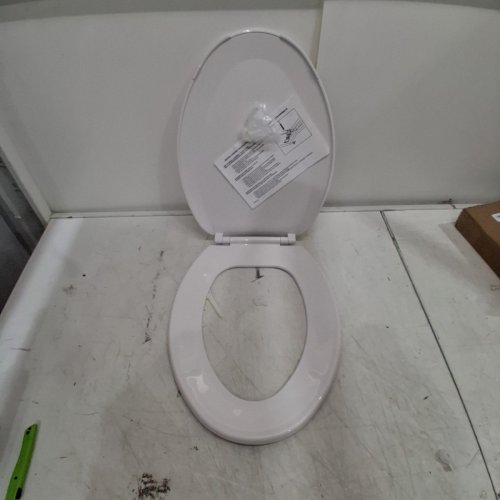 ELONGATED TOILET SEAT - 18" - WHITE image 3