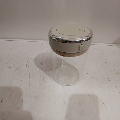 COFFEE BEAN CANISTER - 1.1 L - CLEAR//TAN image 3