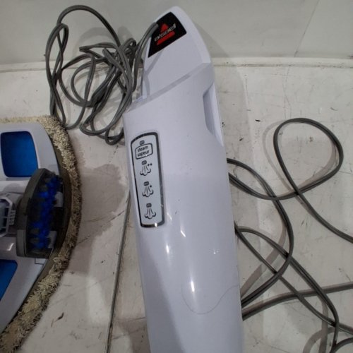 BISSELL POWERFRESH STEAM MOP - WHITE/BLUE (MODEL: 1940B) image 6