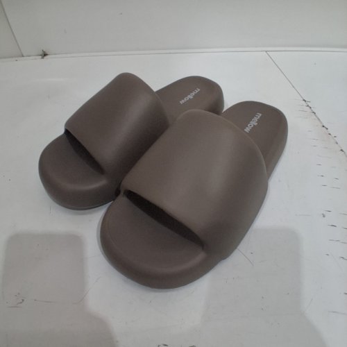 UNISEX MELLOW SOFT CLOUD SLIDES / SLIPPERS - MEN'S: 10 - 10.5 WOMEN'S: 12 - 12.5 - BROWN (MODEL : ML05) image 3