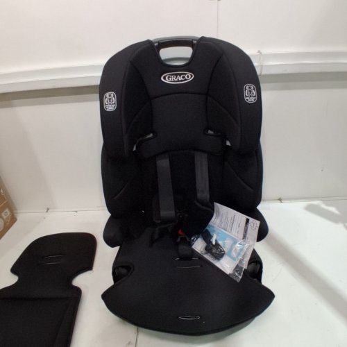 GRACO TRANZITIONS 3-IN-1 HARNESS/HIGHBACK/BACKLESS BOOSTER CAR SEAT - 100LBS MAX/CAP - PROOF/BLACK (MODEL: 2035724) image 4
