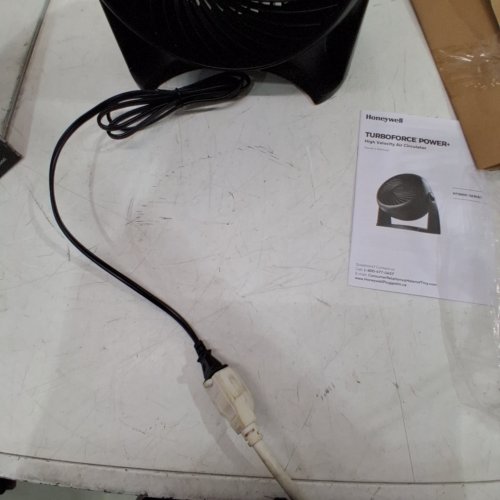 HONEYWELL TURBO FORCE 7" FAN PIVOTING FAN - BLACK image 2