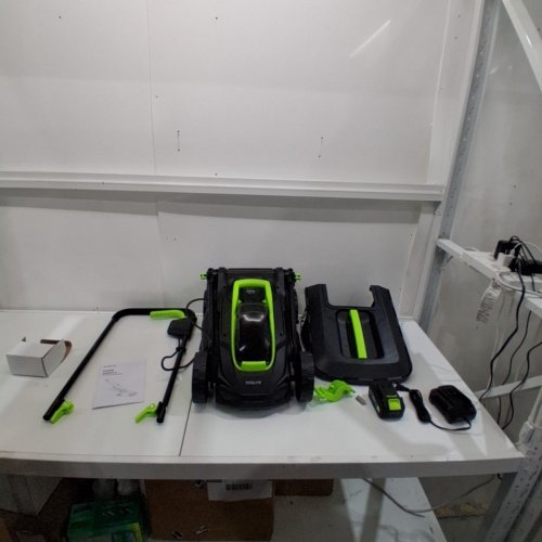 STEELITE CORDLESS ELECTRIC LAWN MOWER - 5-POSITION HEIGHT ADJUSTMENT WITH 8 GALLON GRASS BAG - CHARGER INCLUDED - 13'' - 21V - ( MODEL: ‎DG500 ) image 2
