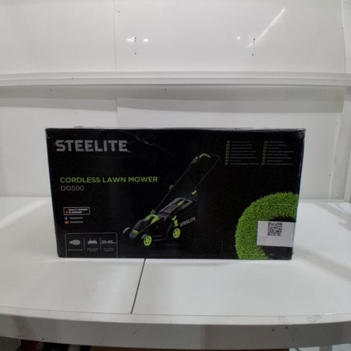 STEELITE CORDLESS ELECTRIC LAWN MOWER - 5-POSITION HEIGHT ADJUSTMENT WITH 8 GALLON GRASS BAG - CHARGER INCLUDED - 13'' - 21V - ( MODEL: ‎DG500 ) image 7